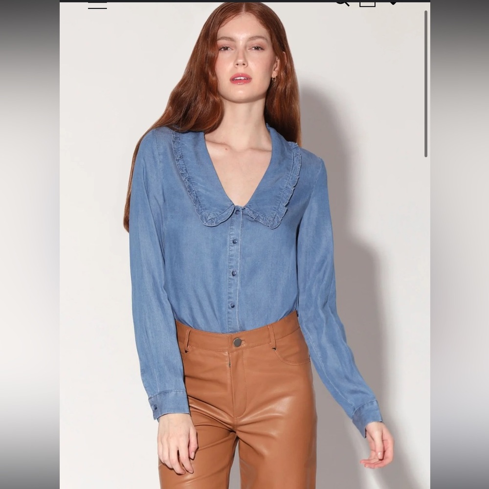Walter Baker Rachel Top, Medium Wash